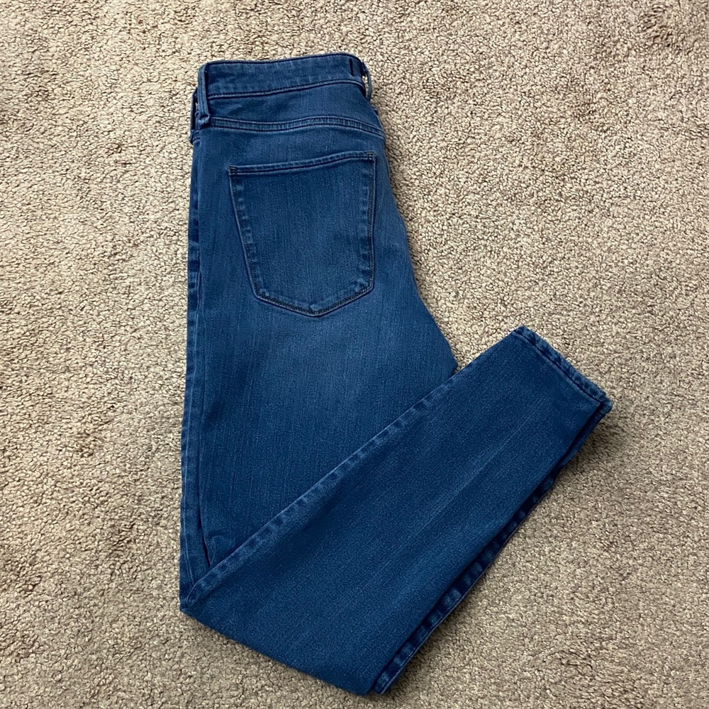 high rise skinny Denim Jeans